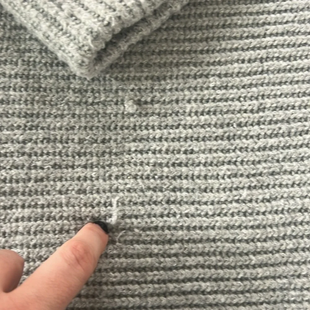 Anthropologie Gray Cowl Neck Sweater - Picture 11 of 12